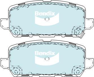 Bendix-AU DB2355 -4WD - Гальмівні колодки, дискові гальма autocars.com.ua