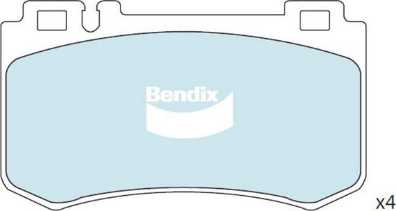 Bendix-AU DB2363 EURO+ - Гальмівні колодки, дискові гальма autocars.com.ua