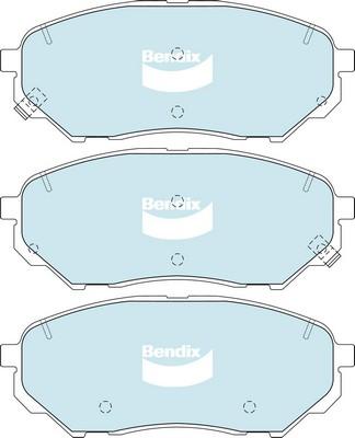 Bendix-AU DB2446 -4WD - Тормозные колодки, дисковые, комплект autodnr.net