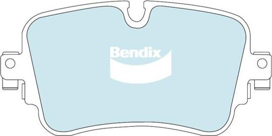 Bendix-AU DB2505 EURO+ - Гальмівні колодки, дискові гальма autocars.com.ua