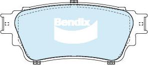 Bendix-AU DB2634 4WD - Гальмівні колодки, дискові гальма autocars.com.ua