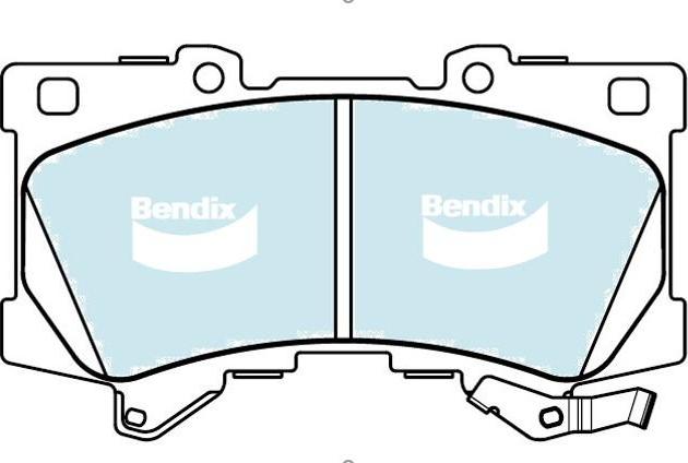 Bendix-AU DB2639 ULT4WD - Гальмівні колодки, дискові гальма autocars.com.ua