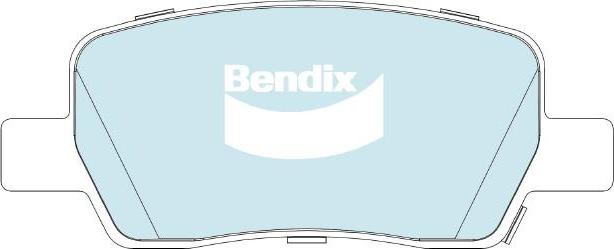 Bendix-AU DB2643 4WD - Гальмівні колодки, дискові гальма autocars.com.ua