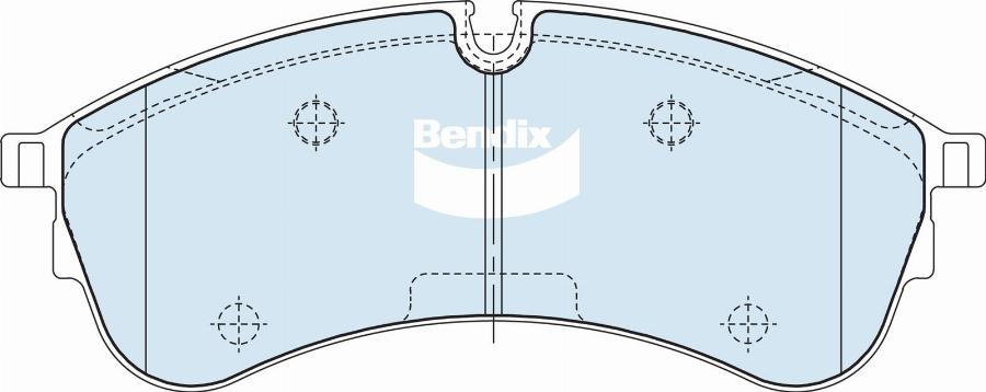 Bendix-AU DB2682 HD - Гальмівні колодки, дискові гальма autocars.com.ua