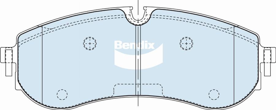 Bendix-AU DB2684 HD - Гальмівні колодки, дискові гальма autocars.com.ua