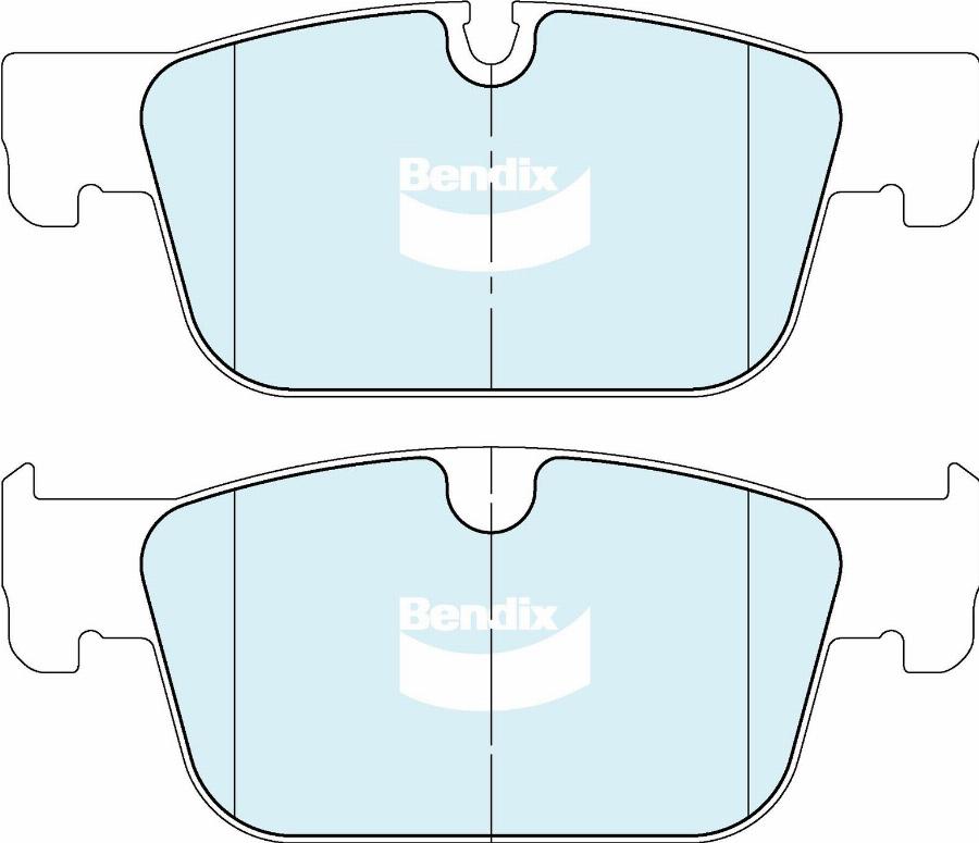 Bendix-AU DB2717 Euro+ - Гальмівні колодки, дискові гальма autocars.com.ua