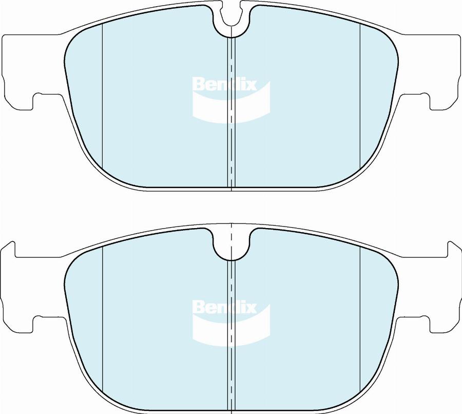 Bendix-AU DB2719 Euro+ - Гальмівні колодки, дискові гальма autocars.com.ua