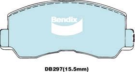 Bendix-AU DB297 -4WD - Гальмівні колодки, дискові гальма autocars.com.ua