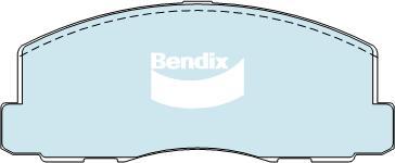 Bendix-AU DB319 GCT - Гальмівні колодки, дискові гальма autocars.com.ua
