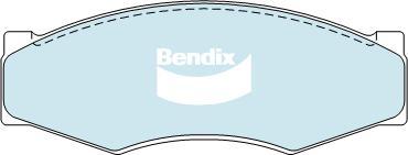 Bendix-AU DB340 -4WD - Гальмівні колодки, дискові гальма autocars.com.ua