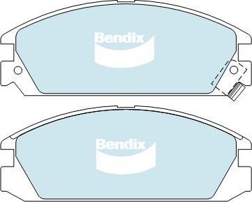 Bendix-AU DB429 GCT - Гальмівні колодки, дискові гальма autocars.com.ua