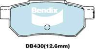 Bendix-AU DB430 GCT - Гальмівні колодки, дискові гальма autocars.com.ua