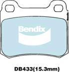 Bendix-AU DB433 EURO+ - Тормозные колодки, дисковые, комплект autodnr.net