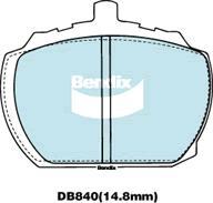 Bendix-AU DB840 GCT - Гальмівні колодки, дискові гальма autocars.com.ua