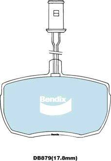 Bendix-AU DB879 -4WD - Гальмівні колодки, дискові гальма autocars.com.ua