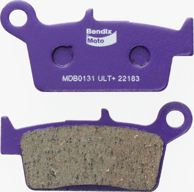Bendix-AU MDB0131 ULT+ - Гальмівні колодки, дискові гальма autocars.com.ua