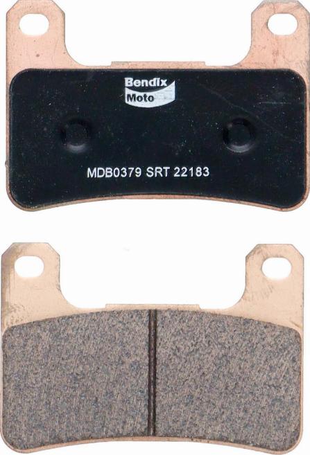 Bendix-AU MDB0379 SRT - Тормозные колодки, дисковые, комплект autodnr.net