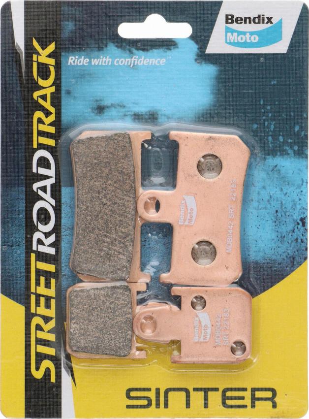 Bendix-AU MDB0442 SRT - Гальмівні колодки, дискові гальма autocars.com.ua