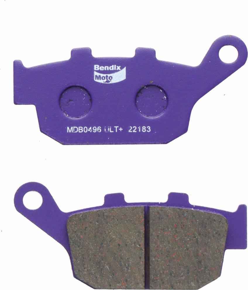 Bendix-AU MDB0496 ULT+ - Гальмівні колодки, дискові гальма autocars.com.ua