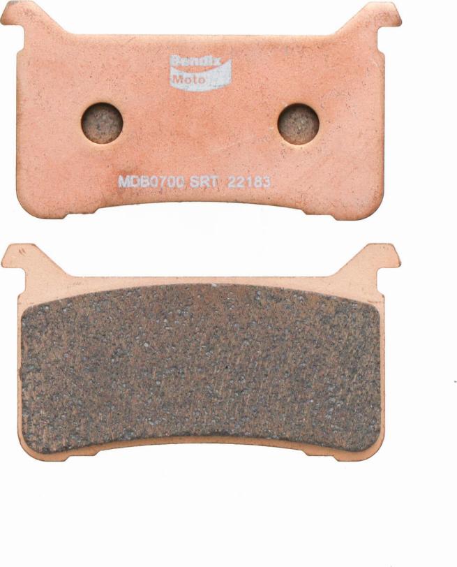 Bendix-AU MDB0700 SRT - Гальмівні колодки, дискові гальма autocars.com.ua