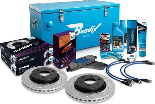 Bendix-AU U4WD-BUK12+2 - Комплект економічних гальм autocars.com.ua