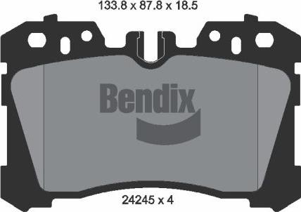 BENDIX Braking BPD2112 - Гальмівні колодки, дискові гальма autocars.com.ua