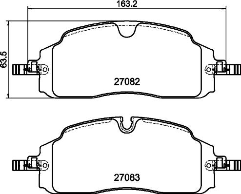 BENDIX Braking BPD2645 - Гальмівні колодки, дискові гальма autocars.com.ua