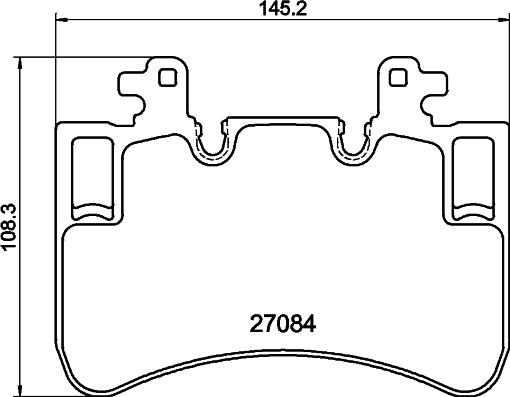 BENDIX Braking BPD2657 - Гальмівні колодки, дискові гальма autocars.com.ua