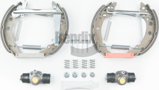 BENDIX Braking BXK1008 - Комплект гальм, барабанний механізм autocars.com.ua