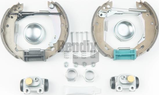 BENDIX Braking BXK1021 - Комплект гальм, барабанний механізм autocars.com.ua