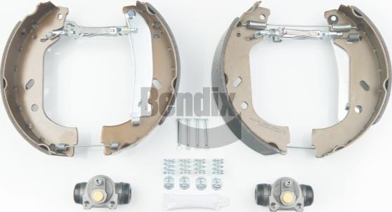 BENDIX Braking BXK1072 - Комплект гальм, барабанний механізм autocars.com.ua