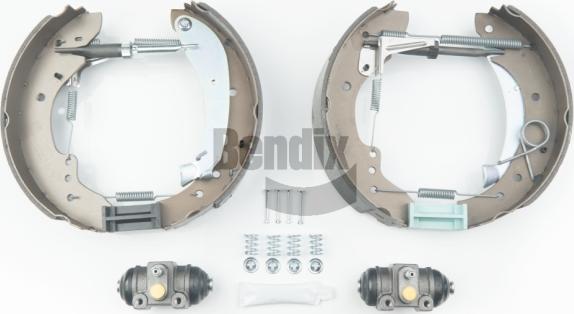 BENDIX Braking BXK1073 - Комплект гальм, барабанний механізм autocars.com.ua
