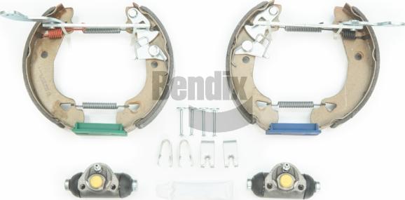 BENDIX Braking BXK1077 - Комплект гальм, барабанний механізм autocars.com.ua