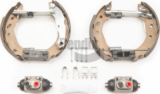 BENDIX Braking BXK1081 - Комплект гальм, барабанний механізм autocars.com.ua