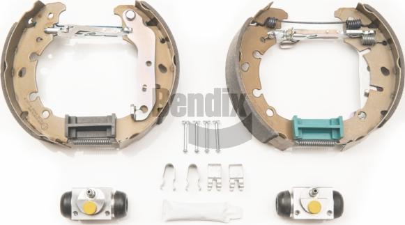 BENDIX Braking BXK1134 - Комплект гальм, барабанний механізм autocars.com.ua