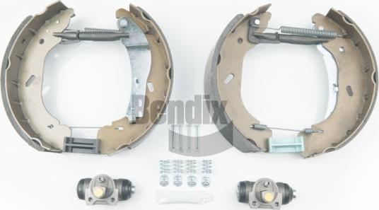 BENDIX Braking BXK1144 - Комплект гальм, барабанний механізм autocars.com.ua