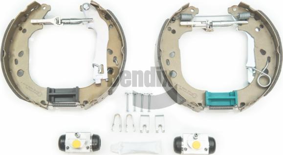 BENDIX Braking BXK1171 - Комплект гальм, барабанний механізм autocars.com.ua