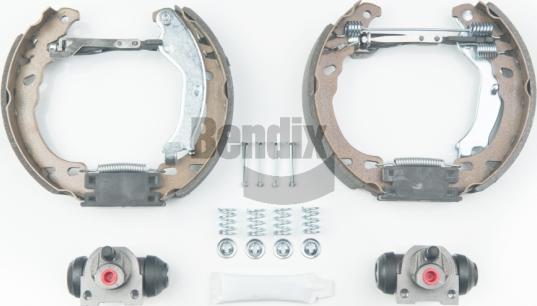 BENDIX Braking BXK1191 - Комплект гальм, барабанний механізм autocars.com.ua