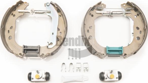 BENDIX Braking BXK1194 - Комплект гальм, барабанний механізм autocars.com.ua