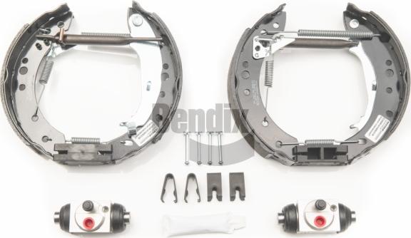 BENDIX Braking BXK1225 - Комплект гальм, барабанний механізм autocars.com.ua