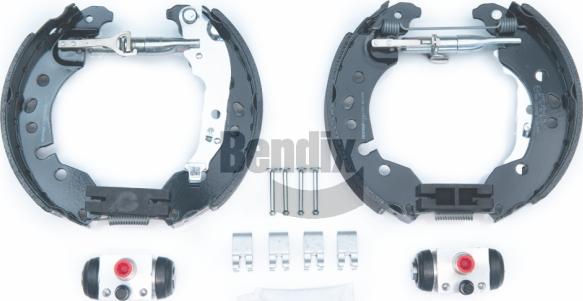BENDIX Braking BXK1286 - Комплект гальм, барабанний механізм autocars.com.ua