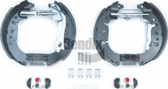 BENDIX Braking BXK1290 - Комплект гальм, барабанний механізм autocars.com.ua