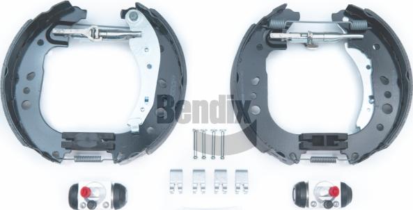 BENDIX Braking BXK1292 - Комплект гальм, барабанний механізм autocars.com.ua