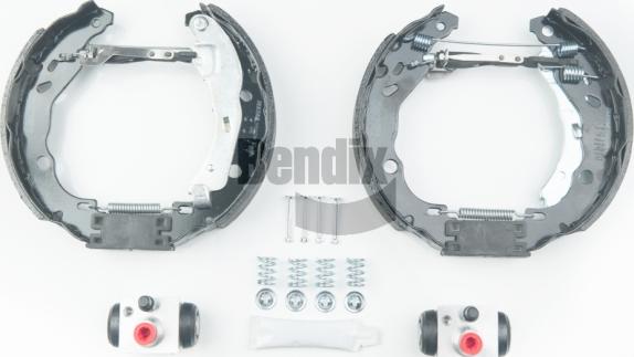 BENDIX Braking BXK1319 - Комплект гальм, барабанний механізм autocars.com.ua