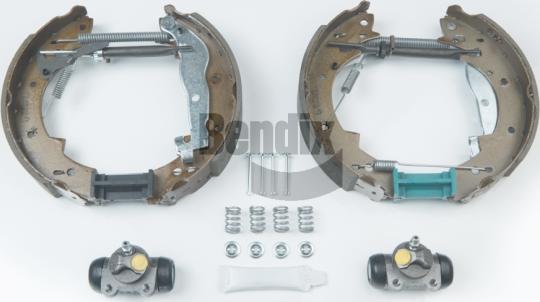 BENDIX Braking BXK1323 - Комплект гальм, барабанний механізм autocars.com.ua