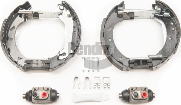 BENDIX Braking BXK1328 - Комплект гальм, барабанний механізм autocars.com.ua