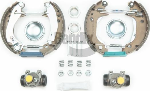 BENDIX Braking BXK2035 - Комплект гальм, барабанний механізм autocars.com.ua