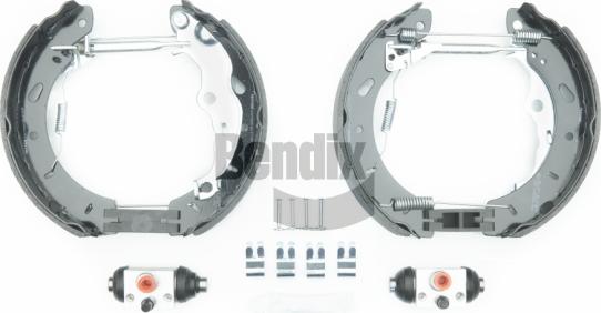 BENDIX Braking BXK2283 - Комплект гальм, барабанний механізм autocars.com.ua