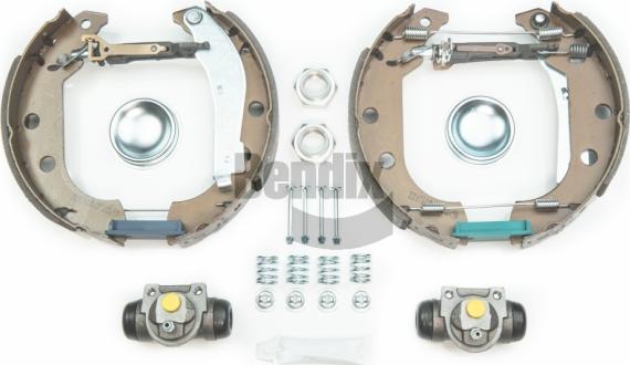 BENDIX Braking BXK3128 - Комплект гальм, барабанний механізм autocars.com.ua