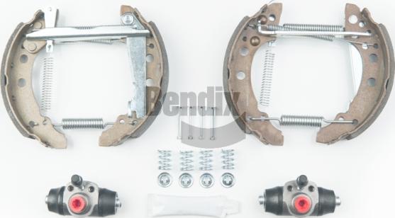 BENDIX Braking BXK4008 - Комплект гальм, барабанний механізм autocars.com.ua